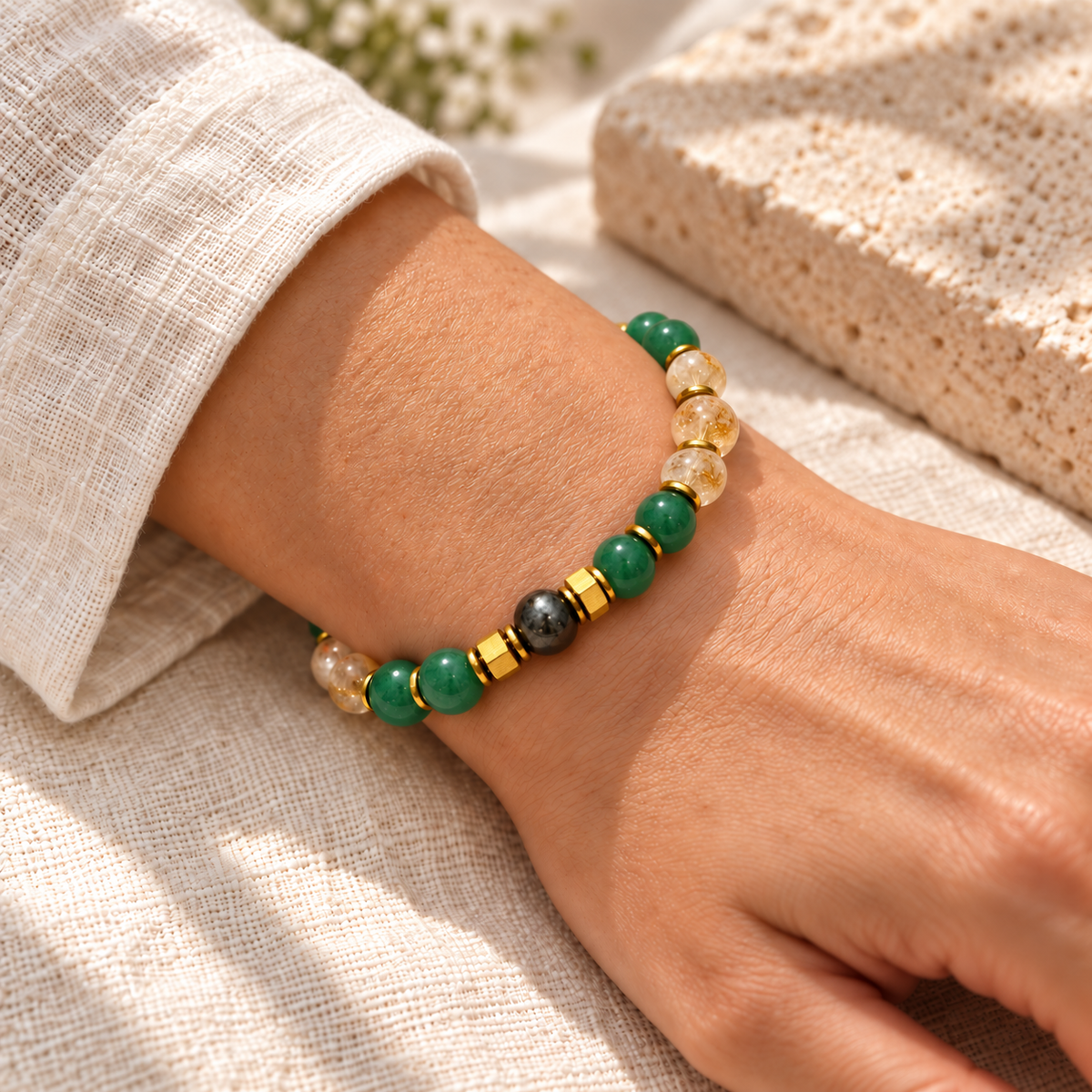Pulsera Signature Oro y Miel