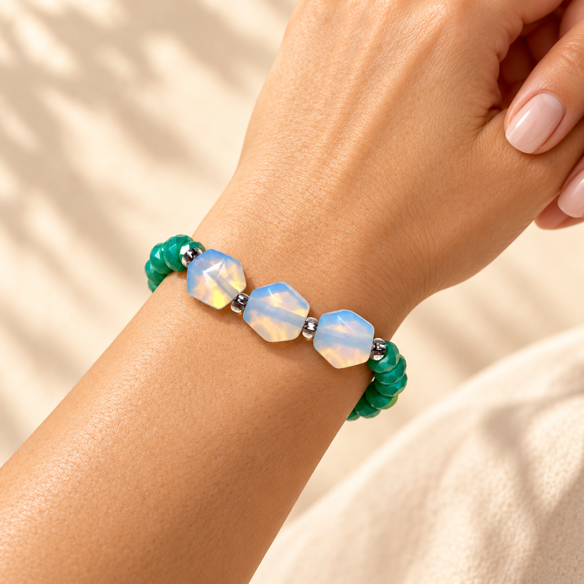 Pulsera de Intención Libre — Ópalo