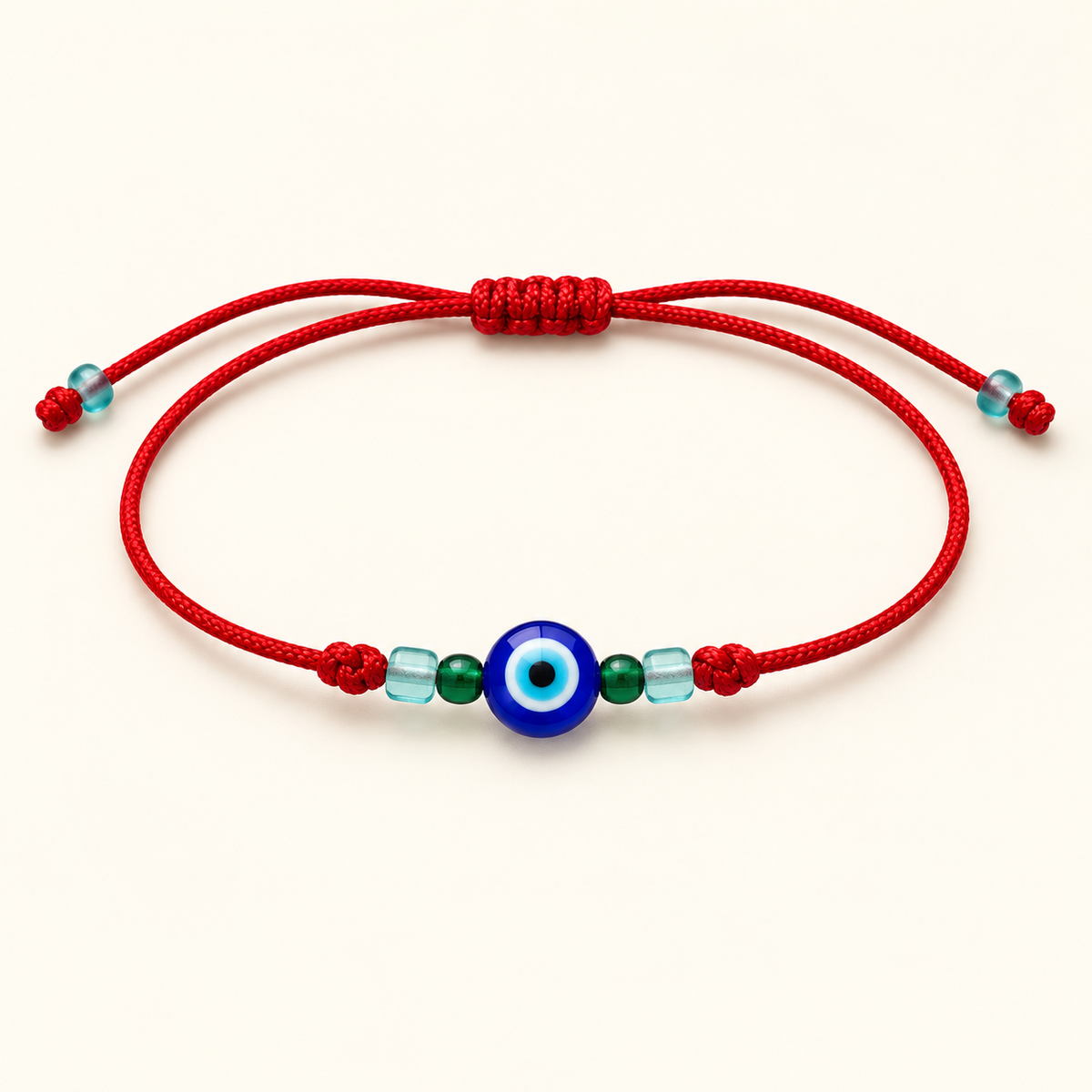 Pulsera Ojo Turco de Hilo Rojo